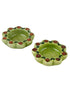 Blue Pottery T-Light Holder Set Of 2 Pcs.